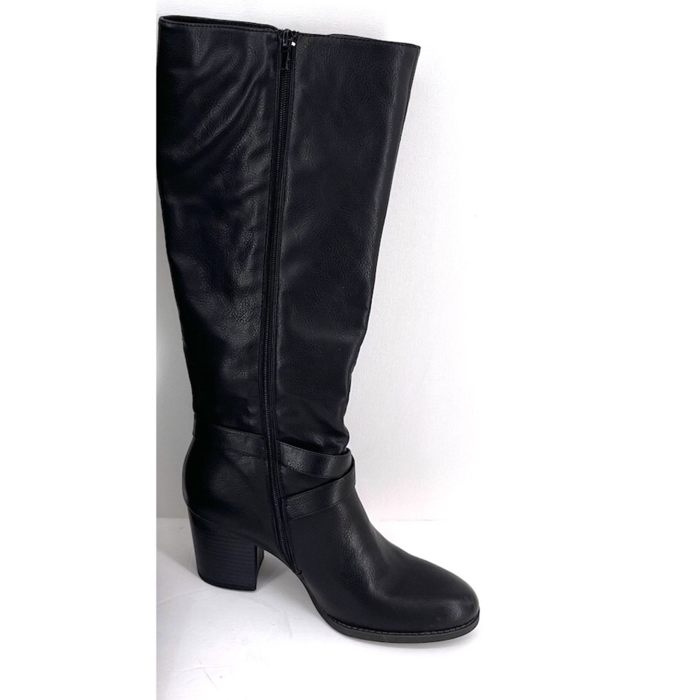 Soul Naturalizer Faux Leather Black Boots β¦9.5